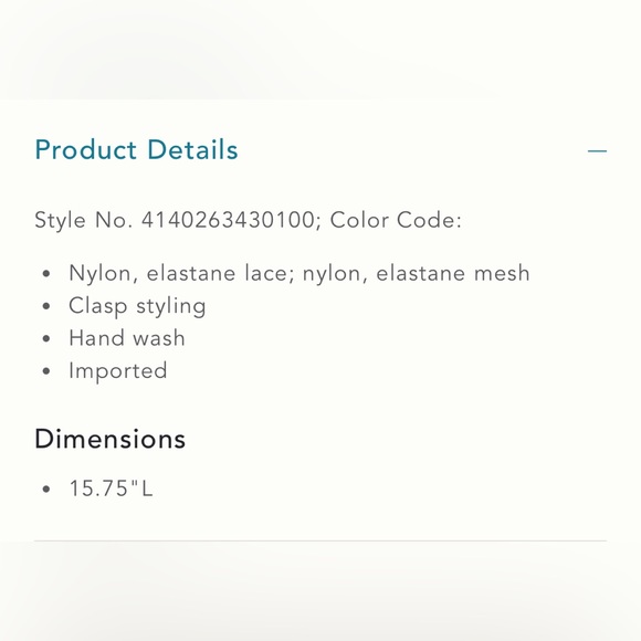 By Anthropologie V-Wire Lace Bodysuit - Picture 9 of 9